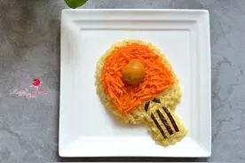 金灿灿的蛋炒饭，只有蛋香不见鸡蛋！带着孩子一起做，肯定爱吃！图片