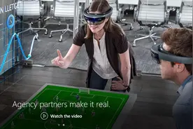 微软的现实增强神器Hololens，终于3000美金开售了！图片