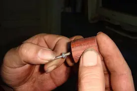 一把破手枪钻做珠子，可惜孔太大！图片