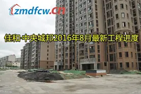 佳和·中央城邦2016年8月最新工程进度图片