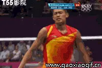 爆笑内涵GIF集锦005 不是我吹 林丹这个口型真是这个意思图片