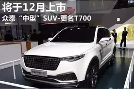 众泰T700；原来是这个样子，说好的卡宴呢？图片