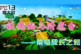 我的世界<麦大叔-守卫村庄的铁傀儡以及建造附魔台>图片