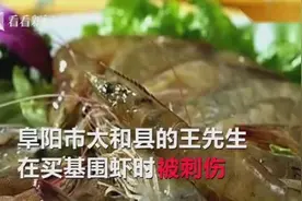 被虾头扎破手可大可小！男子被扎个小口却差点截肢