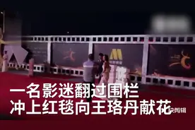 王珞丹红毯被求婚，吓到连连后退