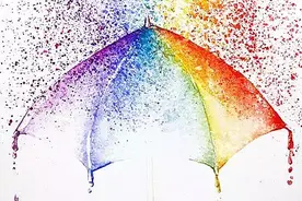 刷爆INS的彩虹美甲，生活就该如此多姿多彩！图片