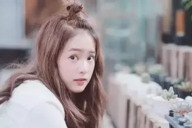 还在绑丸子头吗？半丸子头，减龄又清爽啊！图片