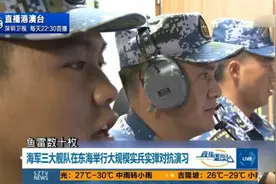 海军三大舰队在东海举行大规模实兵实弹对抗演习图片