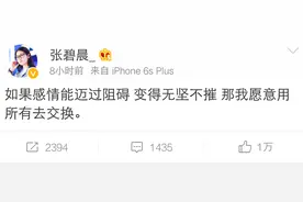 第三季好声音冠军张碧晨感情受伤   网友见状纷纷安慰图片