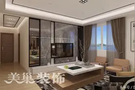 建业森林半岛装修样板间，127平现代时尚图片