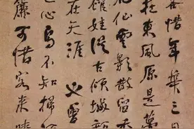 何绍基草书《咏落花七律十五章》，如天花乱坠图片