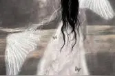 折断翅膀的天使坠泪坠落人间，化作雨露图片