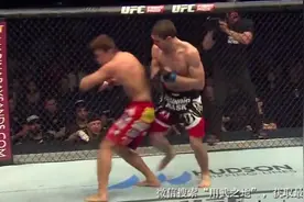 悍将肘击没成功反被韩国拳王后摆肘击倒KO！图片