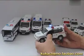 整套警车模型，连声音都做的很逼真啊！图片