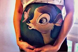 最美母亲·准妈妈们的人体彩绘告诉你什么是“孕味”！图片