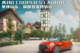 MINI COOPER S CABRIO：纯玩乐图片