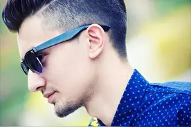 欧美那边吹来的文艺风，这样的男生发型帅帅的！图片