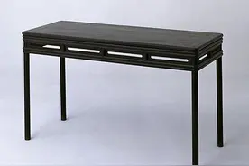博雅古家具：紫檀长桌（明）图片