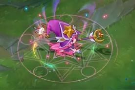 LOL网友自制皮肤 这个魔法少女璐璐非常萌系萝莉哦图片