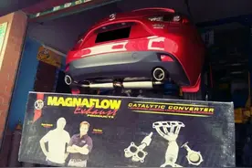 昂克赛拉三段排气混搭，MagnaFlow、RES、EXART图片