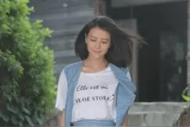 我学高圆圆剪了个锁骨发，结果穿什么衣服都好看！图片