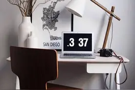 关于旧物利用中提到的精美的翻页时钟的iOS版或Mac版图片