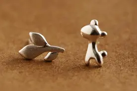 可爱创意耳钉图片