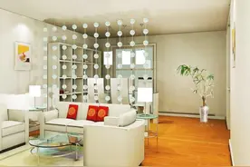 走廊蓝色珠帘刚挂七天，老公就考上公务员！图片