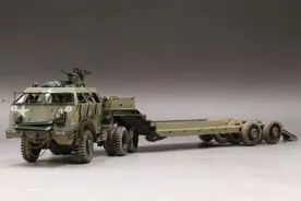 二战美国——M26重型拖车模型图片