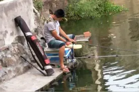 钓鱼真的不要睡觉，很危险的！图片