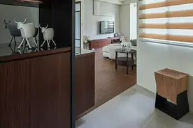 80㎡简约二居，老房公摊小，翻新后真大气图片