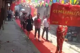 长乐玉田琅峰村李锦成考入北京大学！祝贺典礼~堪比古代中状元！图片
