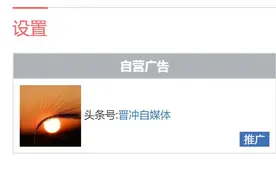 今日头条自营广告支持推广其他头条号图片