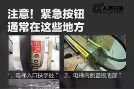 乘自动扶梯时遇到危险请这样自救图片