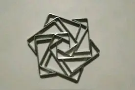 用订书针手工制作装饰品，订书针也有用别丢图片