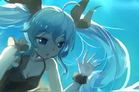 深海少女水球手机壁纸（千夜原创）图片