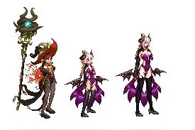 韩国人会玩！DNF魔法师女鬼剑COS魔界怪物与魅魔图片