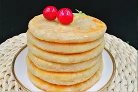 这饼烙的太好吃了，又薄又软，鲜香无比，好吃的不得了！图片