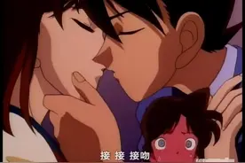 新一有女朋友了？而且这个女朋友比小兰还可爱图片