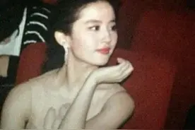 蒙特利尔电影节的刘亦菲太好看了，就连国外老头都忍不住亲她！图片