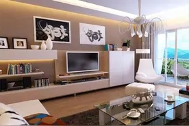 电视墙上你就只挂个电视？绝好的储物空间别再浪费了图片