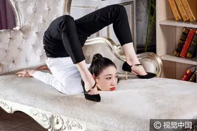 逆天柔骨！柔术女王刘藤扭转身躯极致表演图片