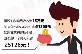 房贷抵扣个税，富豪如何接招 | 热点图片