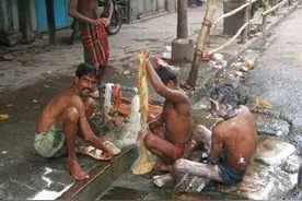 10张印度老百姓的生活状态，穷人与富人图片