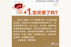 分辨小宝宝13种哭声图片