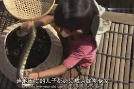 心酸:柬埔寨男子带孩子冒死捕蛇，每周收入仅8元人民币图片