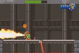 脑洞大开的变态版超级玛丽，会开枪的马里奥大叔撸过4-4关图片