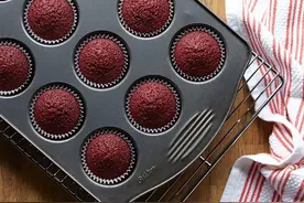 今天就要不一样的甜---红丝天鹅绒蛋糕图片