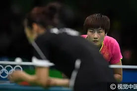 2016里约奥运会乒乓球女单1/4决赛：丁宁4-0韩莹图片