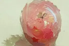 色彩静物红苹果的画法图片